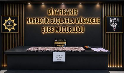 Diyarbakır’da 2 Bin 776 Sentetik Ecza Ele Geçirildi