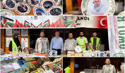 Umut Kervanı Gazze İçin Dayanışma Standı Açtı
