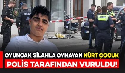 Oyuncak silahla oynayan Kürt çocuk, polis tarafından vuruldu