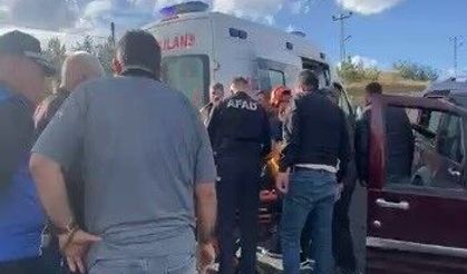 Feci kazada 2 kişi yaralandı