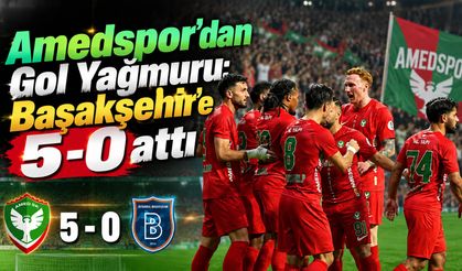 Amedspor’dan Başakşehir’e tarihi tarife: Diyarbakır’da 5 gollü gece