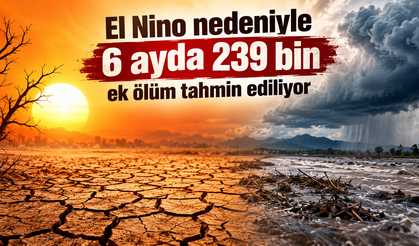 El Nino nedeniyle 6 ayda 239 bin ek ölüm tahmin ediliyor