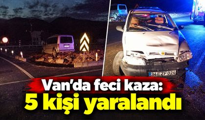 Van’da feci kaza: 5 kişi yaralandı