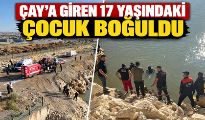 Çay’a giren 17 yaşındaki çocuk boğuldu