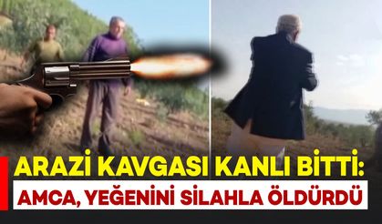 Arazi Kavgası Kanlı Bitti: Amca Yeğenini Silahla Vurdu