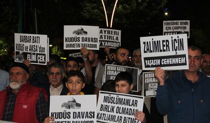 Batman'da Kudüs ve Gazze için on binler yürüdü