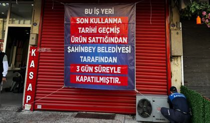 Son kullanma tarihi geçmiş ürün satan iş yeri kapatıldı