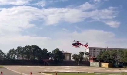 İki hasta için zamanla yarış: Hava ambulansları devreye girdi