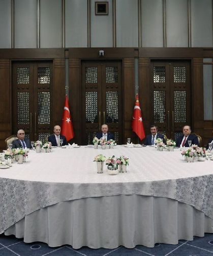 Cumhurbaşkanı Erdoğan yasama, yürütme ve yargı organlarının temsilcileriyle bir araya geldi