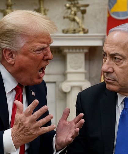 Trump'tan Netanyahu'ya sert çıkış: Dünya israilden nefret ediyor ve sen delirmişsin