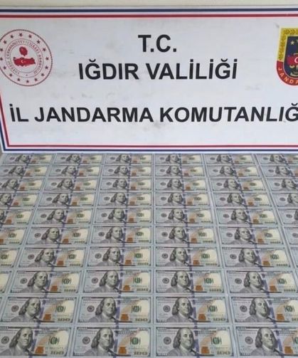 Iğdır’da 100 adet sahte 100 dolarlık banknot ele geçirildi: Şüpheliye ev hapsi