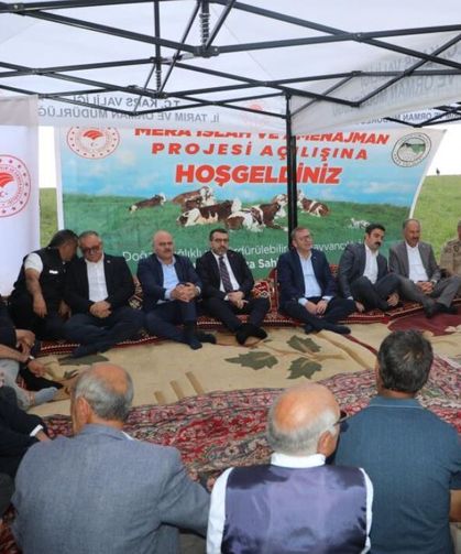 Kars'ta mera seferberliği: Bin 200 dekara 12 ton gübre
