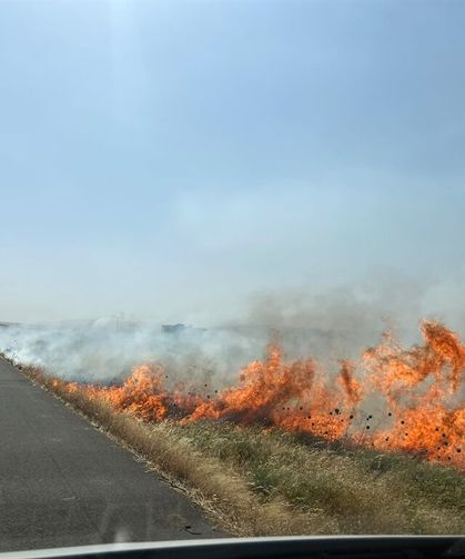 Mardin'de anız yangını yerleşim yerine sıçradı