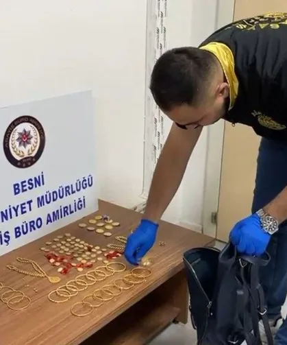 6,5 milyonluk altın dolu çantayı polise teslim etti