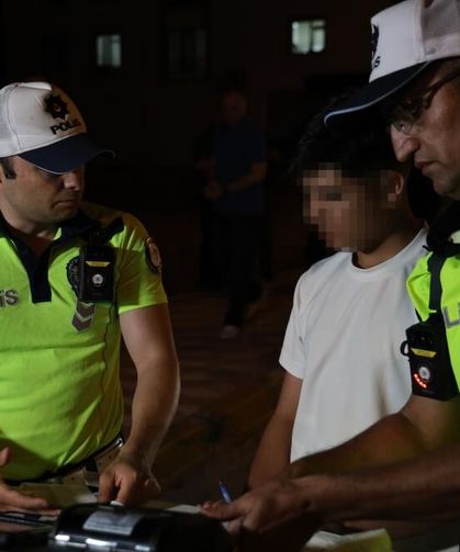 Ehliyetsiz 16 yaşındaki çocuk sürücü ve araç sahibine 80 bin TL ceza