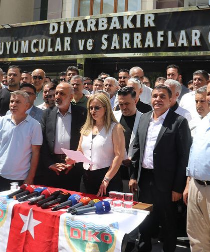 Diyarbakır’da kuyumculardan silahlı saldırıya tepki