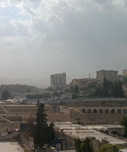 Şanlıurfa'da toz bulutu bu kez kuzeyden geldi