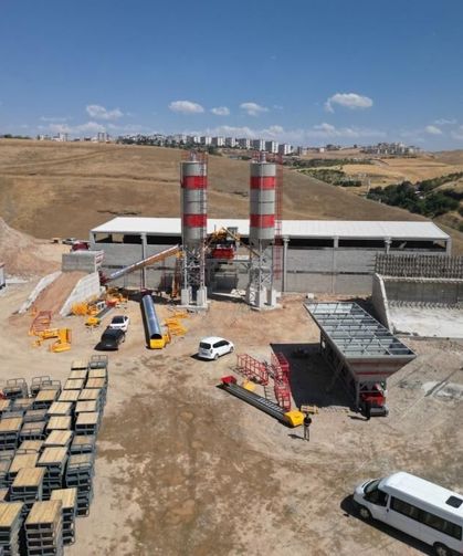 Siirt'te beton ve parke taşı üretimi için ilk adım atıldı