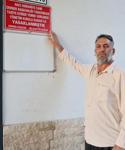 Elazığ'da bir camide yeni dönem: Taziyede yemek verilmeyecek