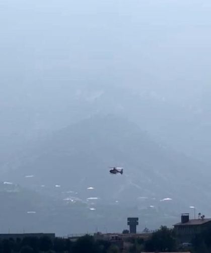 Kalbi duran çocuk helikopter ambulansla Van'a sevk edildi