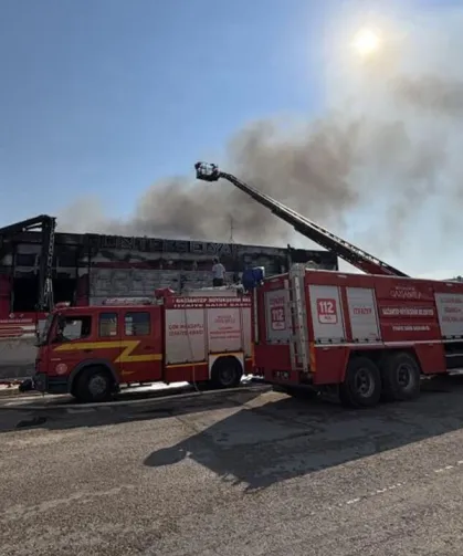 Sigortadan para almak için fabrikasını yaktığı iddiası: Sahibi tutuklandı