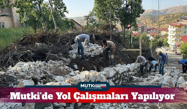Bitlis Mutki'de Yeni Yol Yatırımı Hız Kesmiyor!