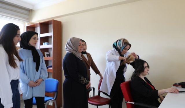 Bitlis Belediyesinin kuaförlük kursu yoğun ilgi görüyor