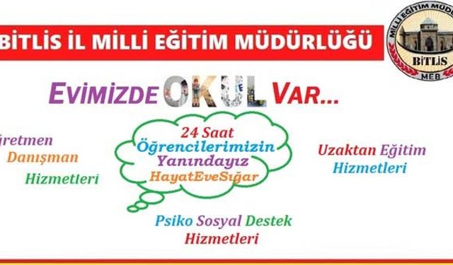 Bitlis'te öğrencilere eğitim ve psiko sosyal destek sunuluyor
