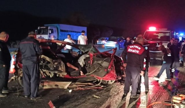 Bitlis'te Trafik Kazası 1 Ölü 4 Yaralı