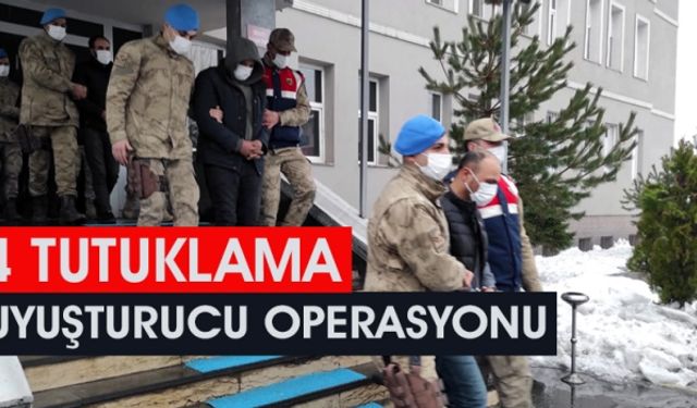 Bitlis'te uyuşturucu operasyonu: 4 tutuklama
