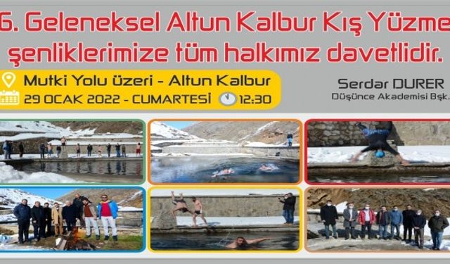 Bitlis’te Yüzme Şenlikleri Yapılacak