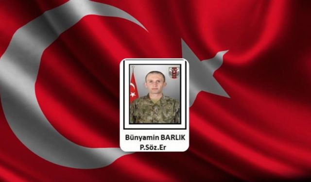 Bitlisli Bünyamin Barlık Pençe Kilit Operasyonu'nda Şehit Düştü