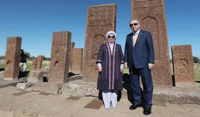 Cumhurbaşkanı Erdoğan, Selçuklu Mezarlığı Ziyareti