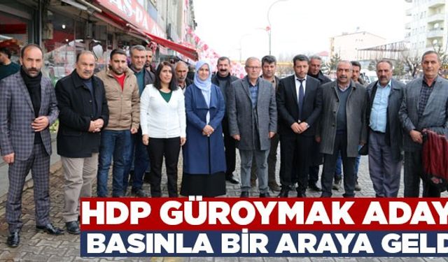 HDP Güroymak Teşkilatı basınla bir araya geldi