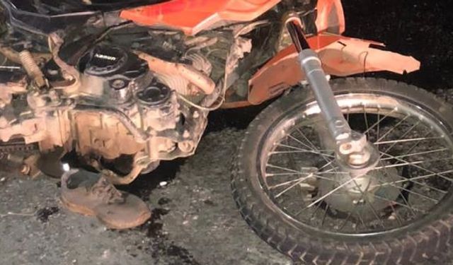 Hizan'da otomobille çarpışan motosikletin sürücüsü öldü