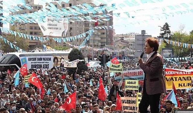 Kayseri'de İYİ Parti'ye Büyük İlgi