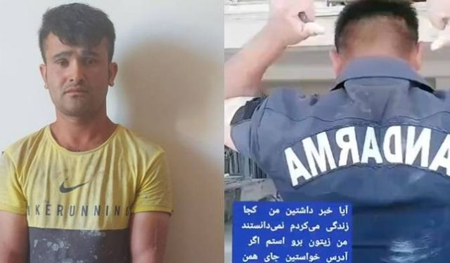 Tatvan'da jandarma yazılı gömlekle sosyal medyada paylaşım yapan göçmen yakalandı