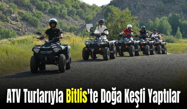Bitlis Nemrut Krater Gölü'nde ATV Turlarıyla Doğa Keşfi