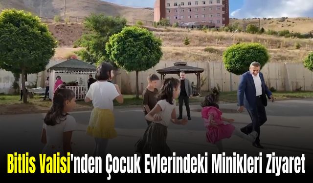 Vali Karaömeroğlu, Çocuk Evlerindeki Minikleri Ziyaret Etti