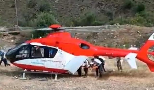 Bitlis'te 40 Yaşındaki Kalp Hastası İçin Ambulans Helikopter Havalandı