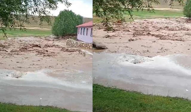 Devam Eden Yağışlar Sele Yol Açtı Mahalleler ve Köyler Zarar Gördü