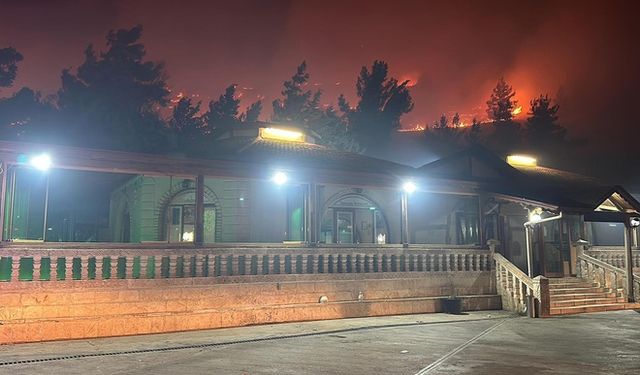 Gece Çıkan Orman Yangını Korkuya Neden Oldu