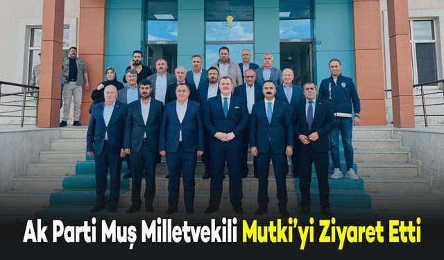 Ak Parti Muş Milletvekili Şimşek’ten Mutki’ye Ziyaret