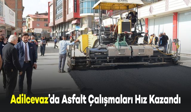 Bitlis Adilcevaz’da Asfalt Çalışmaları Hız Kazandı