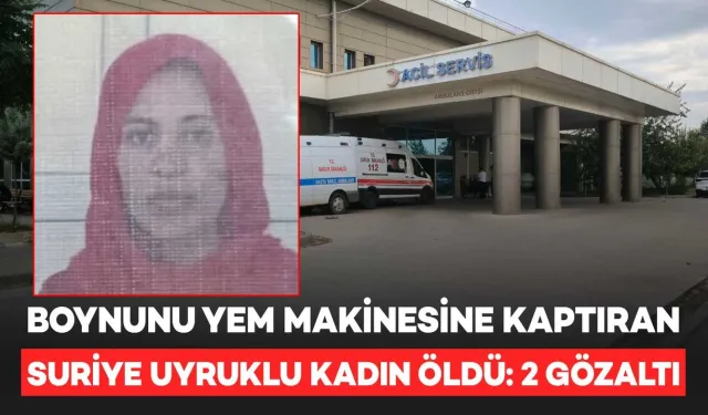 Fabrikada Çalışan Suriyeli Kadın İş Kazasında Hayatını Kaybetti