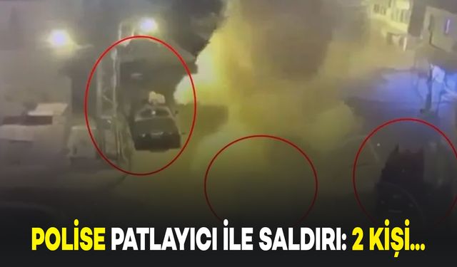 Polise El Yapımı Patlayıcı İle Saldırı: 2 Kişi...