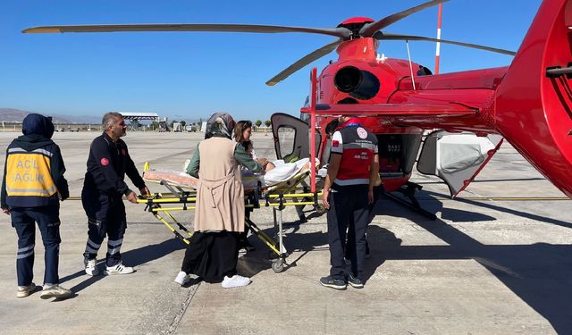 Ambulans Helikopter Damla Bebek İçin Havalandı