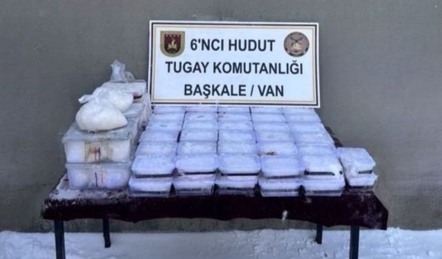 Van'da 71 Kilo Uyuşturucu Ele Geçirildi