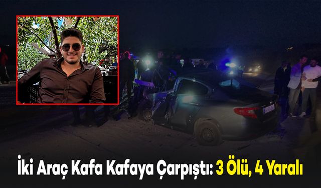 Otomobil ile Pikap Kafa Kafaya Çarpıştı, 3 Kişi Öldü, 4 Yaralı