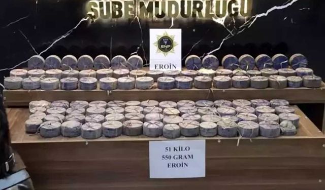 O İlde 51 Kilogram Eroin Ele Geçirildi